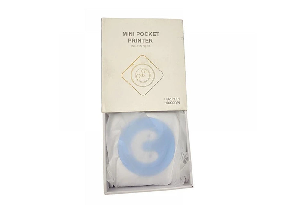Mini Printer, Smartphone Portable Printer (Blue)