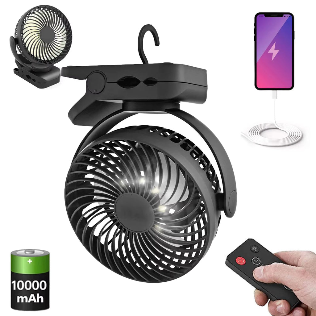 Mini Portable Fan USB Desktop Fan Portable Fan Desktop Office Quiet Cooling Fans 3 Speed Suitable for Tent Home Outdoor Fan